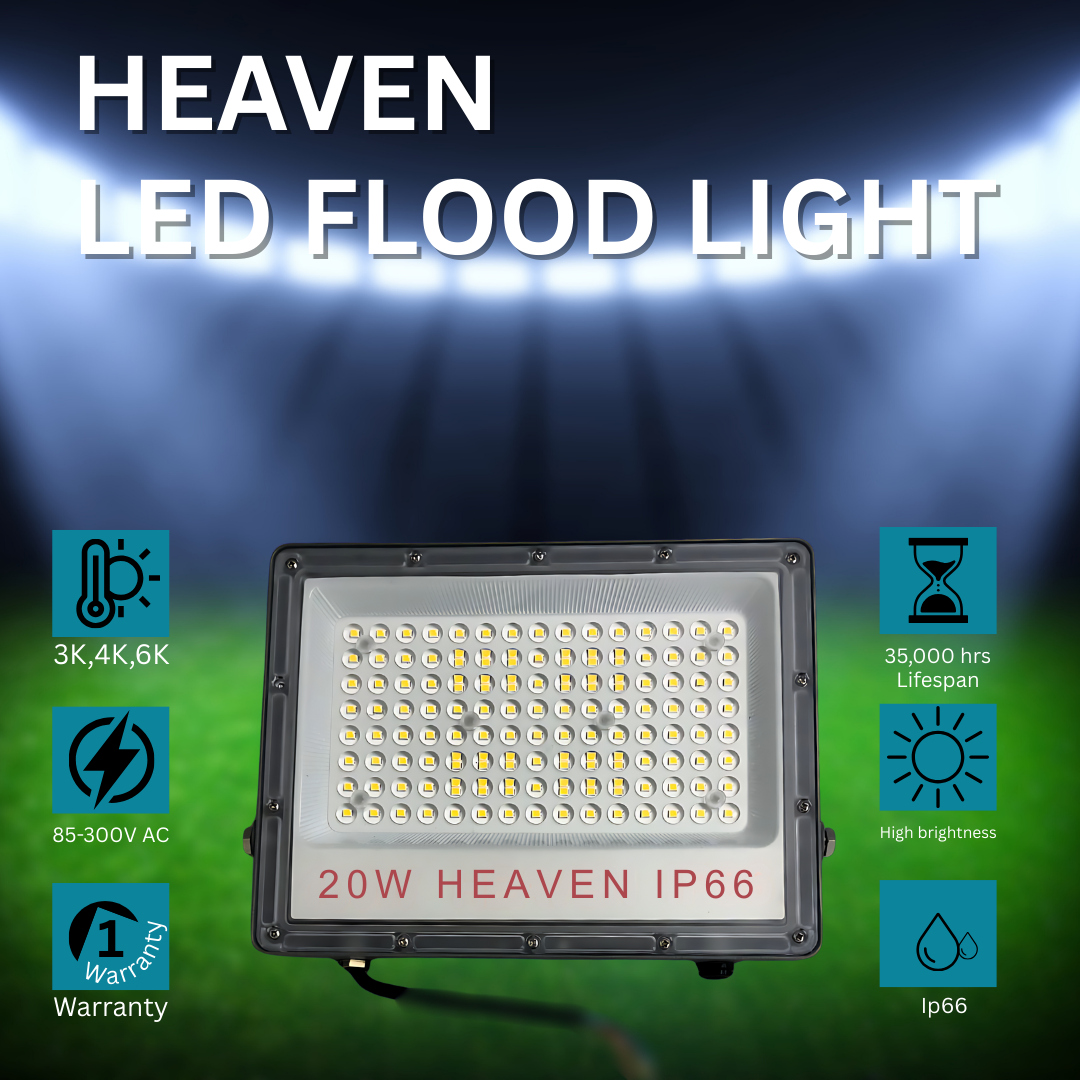 Heaven 20 Watt Flood Light (Rose Model) gallery image